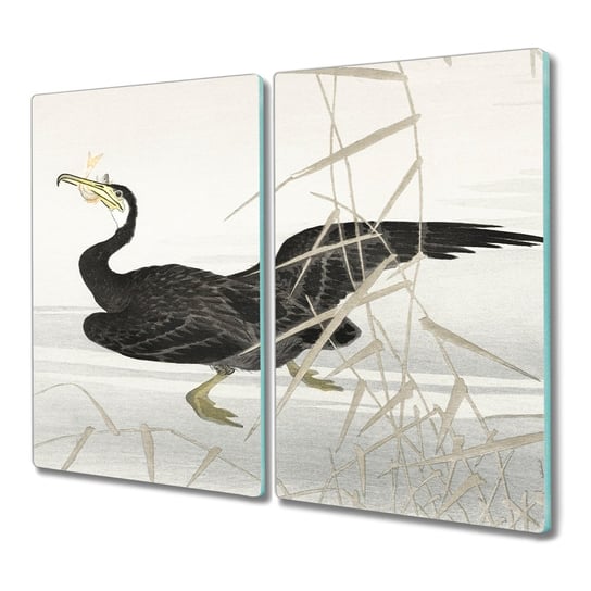 Szklana deska 2x30x52 Azja gałąź zwierzęta ptaki, Coloray Coloray