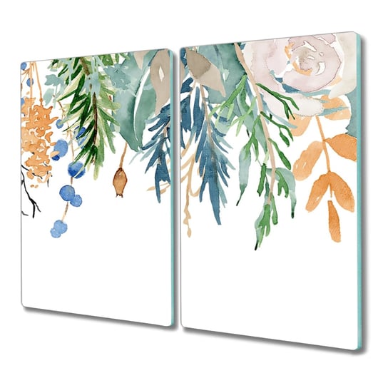 Szklana deska 2x30x52 cm Kwiaty rośliny na prezent, Coloray Coloray