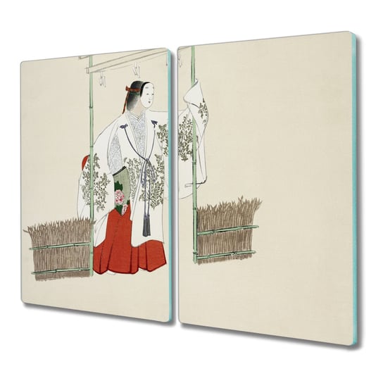 Szklana deska 2x30x52 Tradycyjne kimono nowoczesna, Coloray Coloray