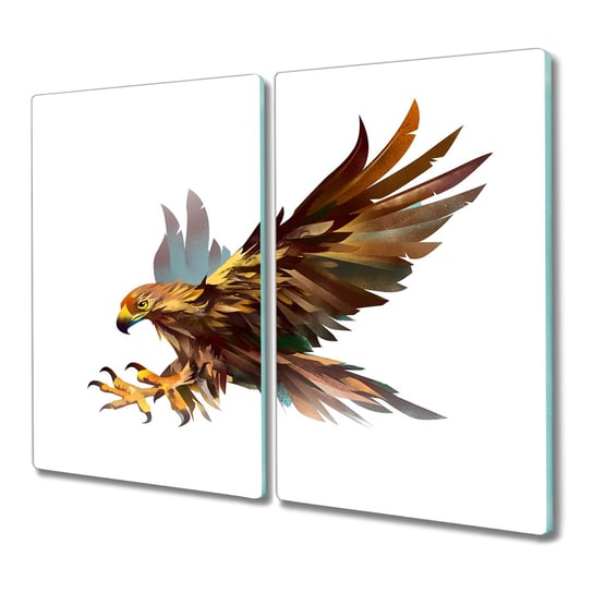 Szklana deska 2x30x52 Zwierzę ptak orzeł do kuchni, Coloray Coloray