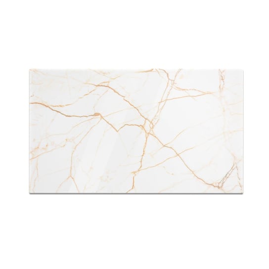 Szklana deska do krojenia HOMEPRINT Biało złoty marmur 60x52 cm HOMEPRINT