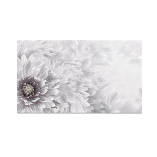 Szklana deska do krojenia HOMEPRINT Biały kwiat dalii 60x52 cm HOMEPRINT