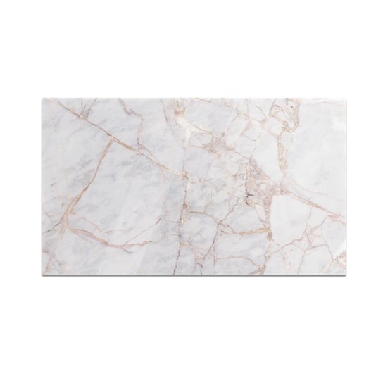 Szklana deska do krojenia HOMEPRINT Biały marmur 60x52 cm HOMEPRINT