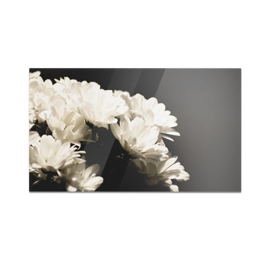 Szklana deska do krojenia HOMEPRINT Bukiet białych kwiatów 60x52 cm HOMEPRINT