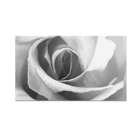 Szklana deska do krojenia HOMEPRINT Czarno-biała róża 60x52 cm HOMEPRINT