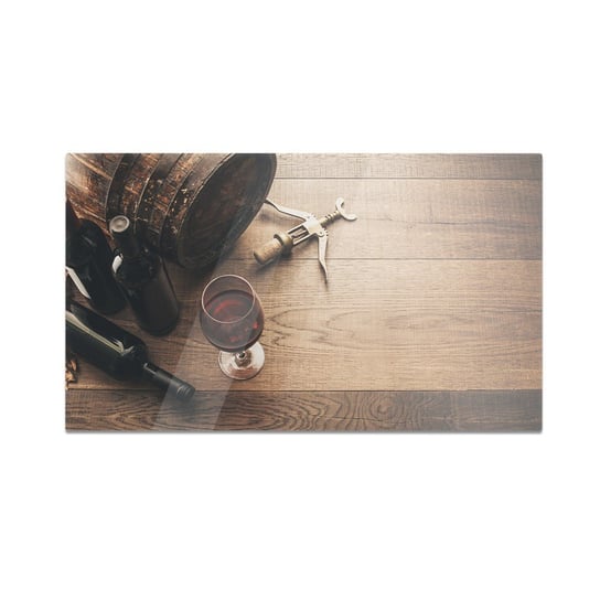 Szklana deska do krojenia HOMEPRINT Czerwone wino 60x52 cm HOMEPRINT