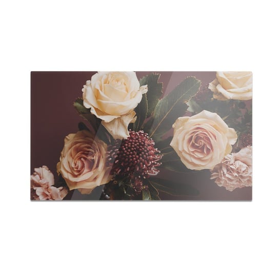 Szklana deska do krojenia HOMEPRINT Jesienny bukiet róż 60x52 cm HOMEPRINT