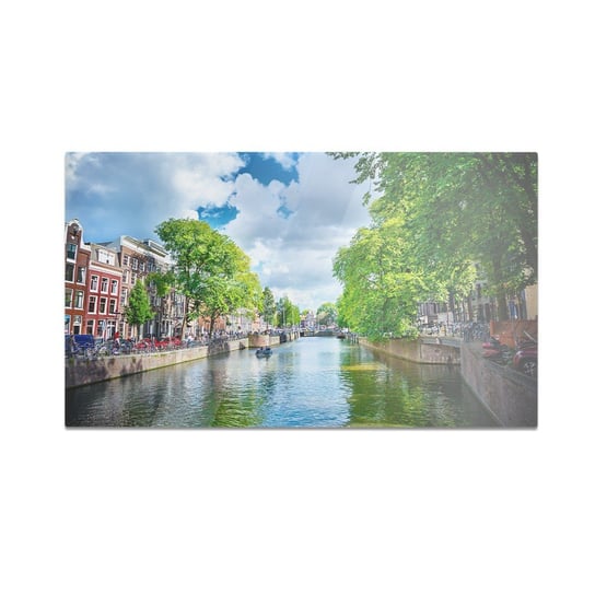 Szklana deska do krojenia HOMEPRINT Kanał w Amsterdamie 60x52 cm HOMEPRINT