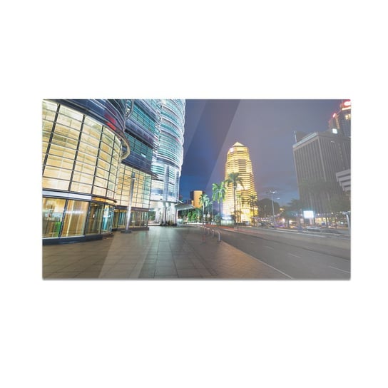 Szklana deska do krojenia HOMEPRINT Miasto Kuala Lumpur 60x52 cm HOMEPRINT