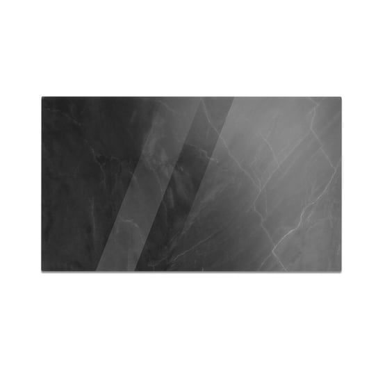 Szklana deska do krojenia HOMEPRINT Naturalny czarny marmur 60x52 cm HOMEPRINT