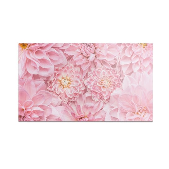 Szklana deska do krojenia HOMEPRINT Pastelowe różowe kwiaty 60x52 cm HOMEPRINT