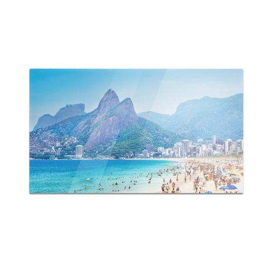 Szklana deska do krojenia HOMEPRINT Plaża w Rio de Janeiro 60x52 cm HOMEPRINT