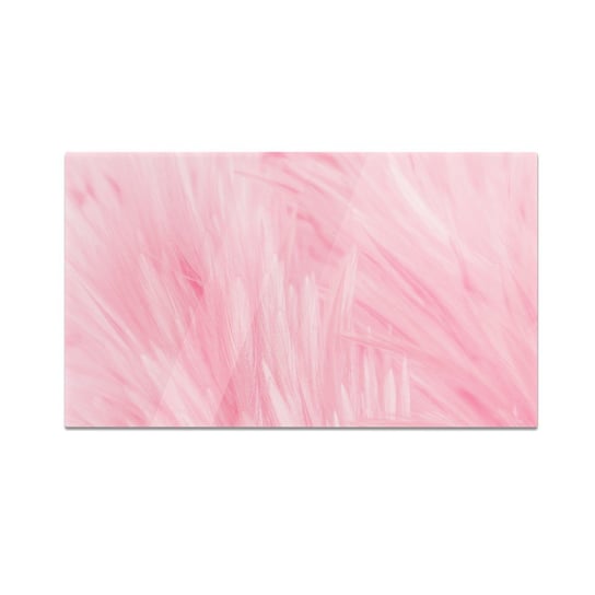 Szklana deska do krojenia HOMEPRINT Różowe pióra 60x52 cm HOMEPRINT