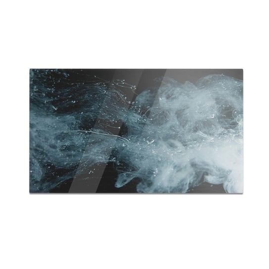 Szklana deska kuchenna HOMEPRINT Abstrakcyjny biały dym 60x52 cm HOMEPRINT