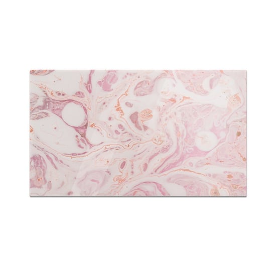 Szklana deska kuchenna HOMEPRINT Jasno różowy marmur 60x52 cm HOMEPRINT