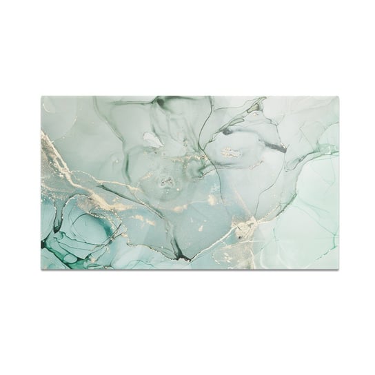 Szklana deska kuchenna HOMEPRINT Marmur pastelowa zieleń 60x52 cm HOMEPRINT