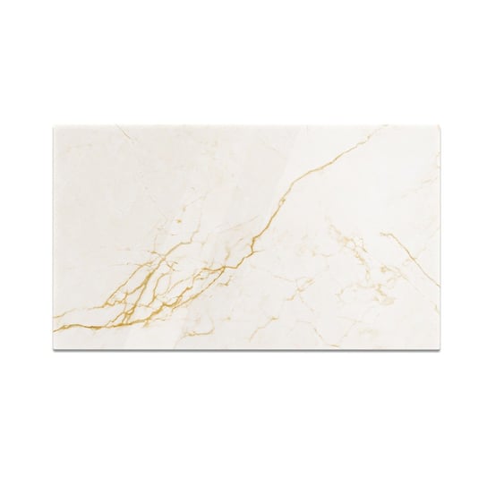 Szklana deska kuchenna HOMEPRINT Marmur z złotymi żyłami 60x52 cm HOMEPRINT