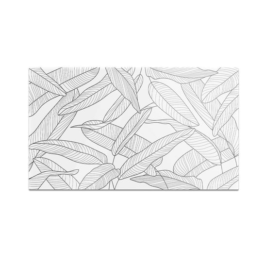 Szklana deska kuchenna HOMEPRINT Monochromatyczne liście 60x52 cm HOMEPRINT