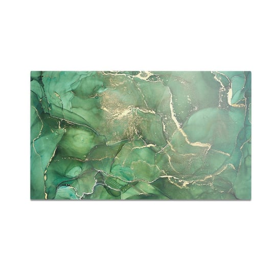 Szklana deska kuchenna HOMEPRINT Oryginalny marmur zielony 60x52 cm HOMEPRINT