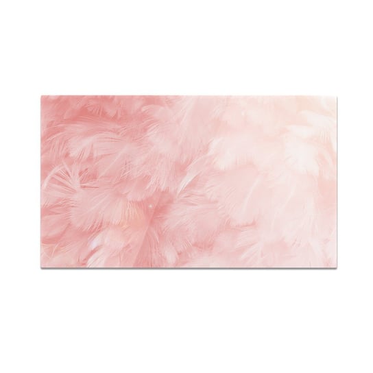 Szklana deska kuchenna HOMEPRINT Różowe pióra flaminga 60x52 cm HOMEPRINT