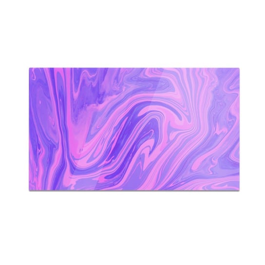 Szklana deska kuchenna HOMEPRINT Różowo-fioletowa abstrakcja 60x52 cm HOMEPRINT