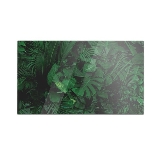 Szklana deska kuchenna HOMEPRINT Zielone liście botaniczne 60x52 cm HOMEPRINT
