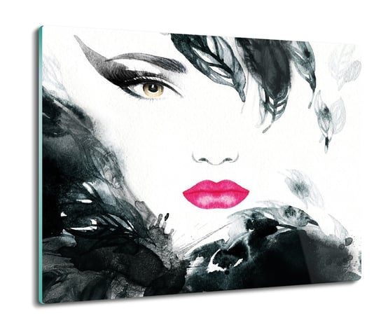 szklana deska splashback Twarz kobiety obraz 60x52, ArtprintCave ArtPrintCave