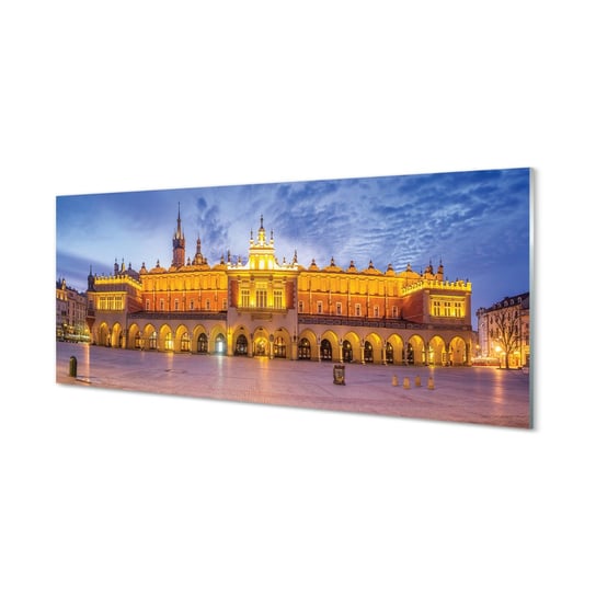 Szklana grafika TULUP Kraków Sukiennice, 125x50 cm Tulup