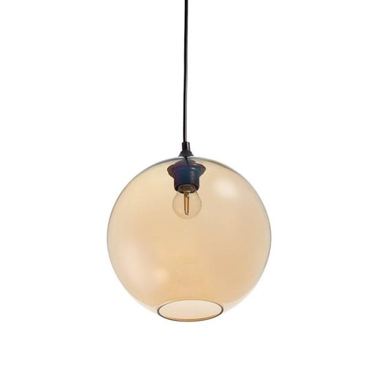 Szklana LAMPA wisząca KKST-5012 AMBER kulista OPRAWA zwis ball bursztynowy Step Into Design