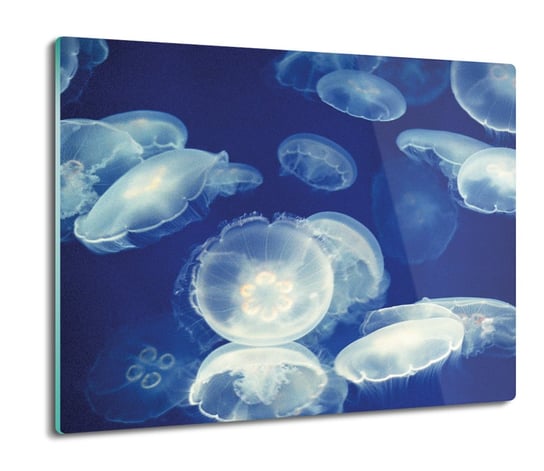 szklana osłona do kuchenki Meduzy woda morze 60x52, ArtprintCave ArtPrintCave
