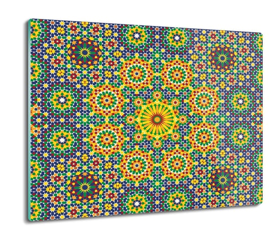szklana osłona kuchenna Mozaika kwiaty wzór 60x52, ArtprintCave ArtPrintCave
