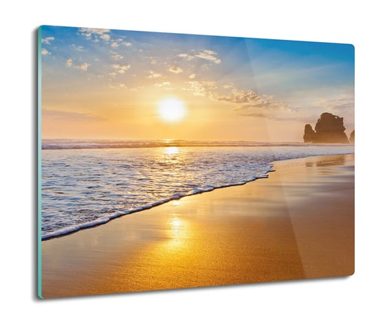 szklana osłona kuchenna Plaża zachód słońca 60x52, ArtprintCave ArtPrintCave