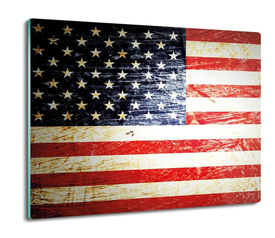 szklana osłona splashback Flaga USA tekstura 60x52, ArtprintCave ArtPrintCave