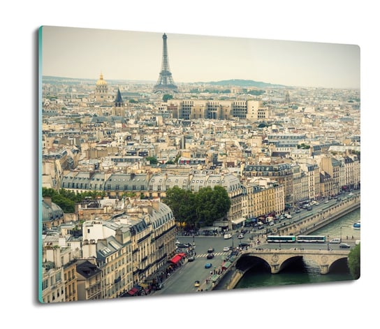 szklana osłona splashback Miasto most Paryż 60x52, ArtprintCave ArtPrintCave