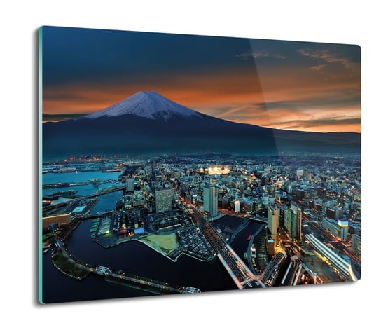 szklana osłonka kuchenna Góra Fuji Jokohama 60x52, ArtprintCave ArtPrintCave