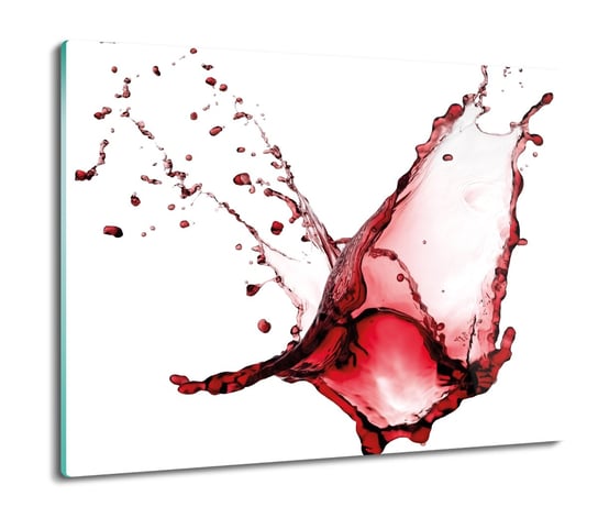 szklana splashback druk Czerwone wino plama 60x52, ArtprintCave ArtPrintCave