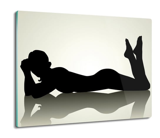 szklana splashback z foto Kobieta ciało cień 60x52, ArtprintCave ArtPrintCave