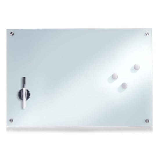 Szklana tablica magnetyczna, biała, 60x40 cm Zeller