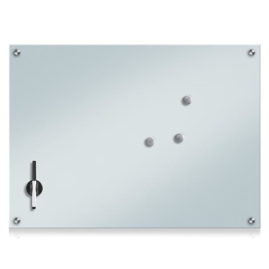 Szklana tablica magnetyczna, MEMO, biała Zeller