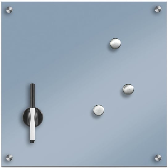 Szklana tablica magnetyczna Memo, jasnoniebieska Zeller