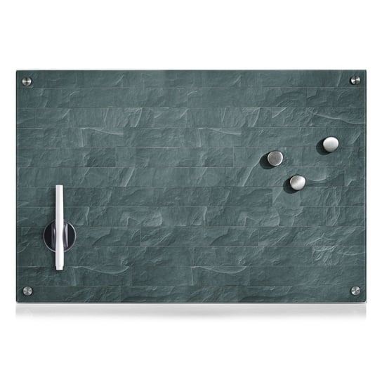 Szklana tablica magnetyczna, Stonewall + 3 magnesy, 60x40 cm, ZELLER Zeller