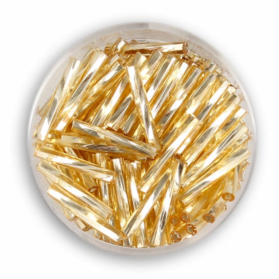 Szklane patyczki, złote, 12 mm, 15 g Euroclass