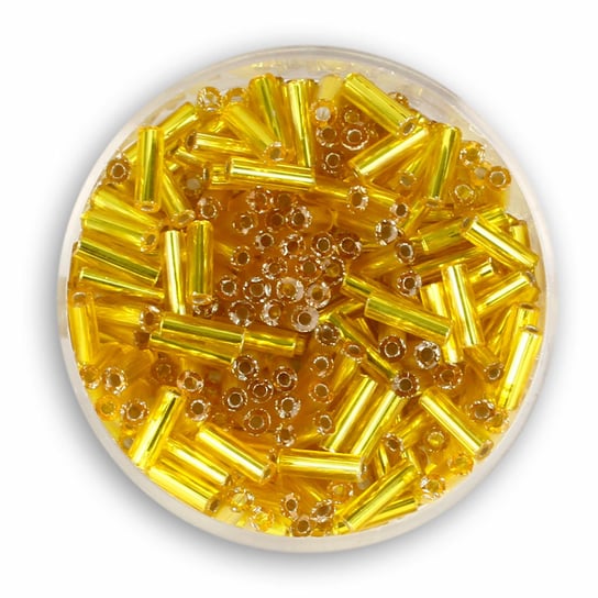Szklane patyczki, żółte, 6 mm, 15 g Euroclass