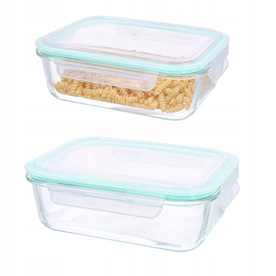 Szklane Pojemniki Na Żywność Z Pokrywką Uszczelką 1L Hermetyczny Lunchbox Nice Stuff