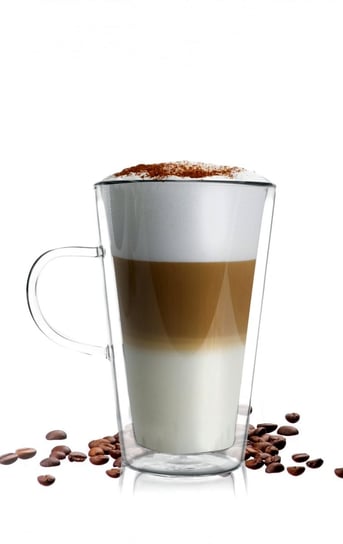 Szklanka do Caffe Latte z podwójną ścianką VIALLI DESIGN Amo, 320 ml Vialli Design