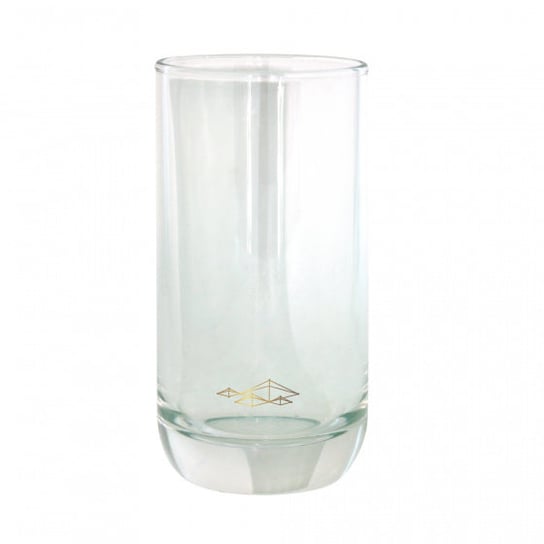szklanka do picia Forest 6,5 x 12,5 cm przezroczysta/złota TWM