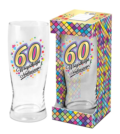 Szklanka Do Piwa Na 60 Urodziny Wszystkiego Najlepszego BGtech