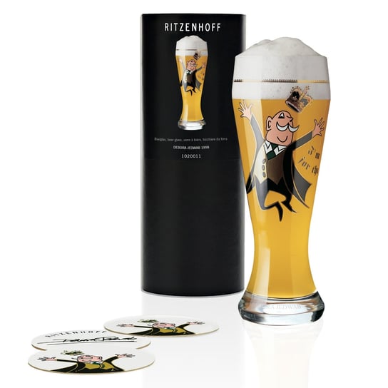 Szklanka do piwa RITZENHOFF Weizen, Debora Jedwab 1, 23,5x8,5 cm Ritzenhoff