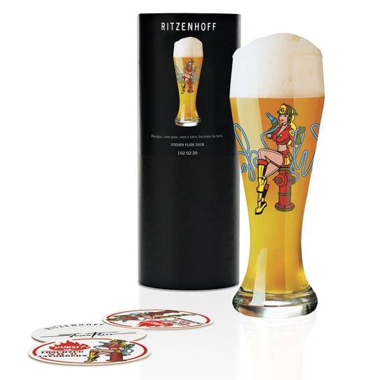 Szklanka do piwa RITZENHOFF Weizen, Steven Flier, 23,5x8,5 cm Ritzenhoff