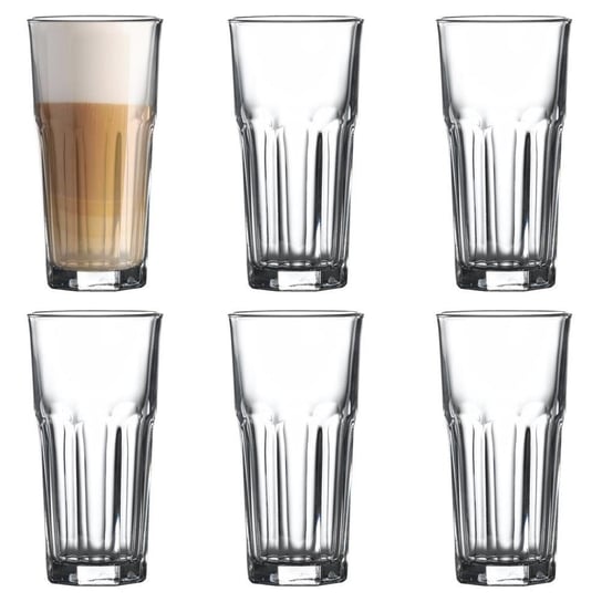 Szklanka do wody napojów soku lemoniady drinków kawy 360ml 6 sztuk Orion